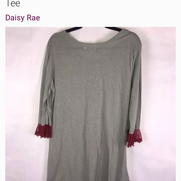 Daisy Rae Woman’s M ruffle sleeve T- shirt - Picture 6 of 6